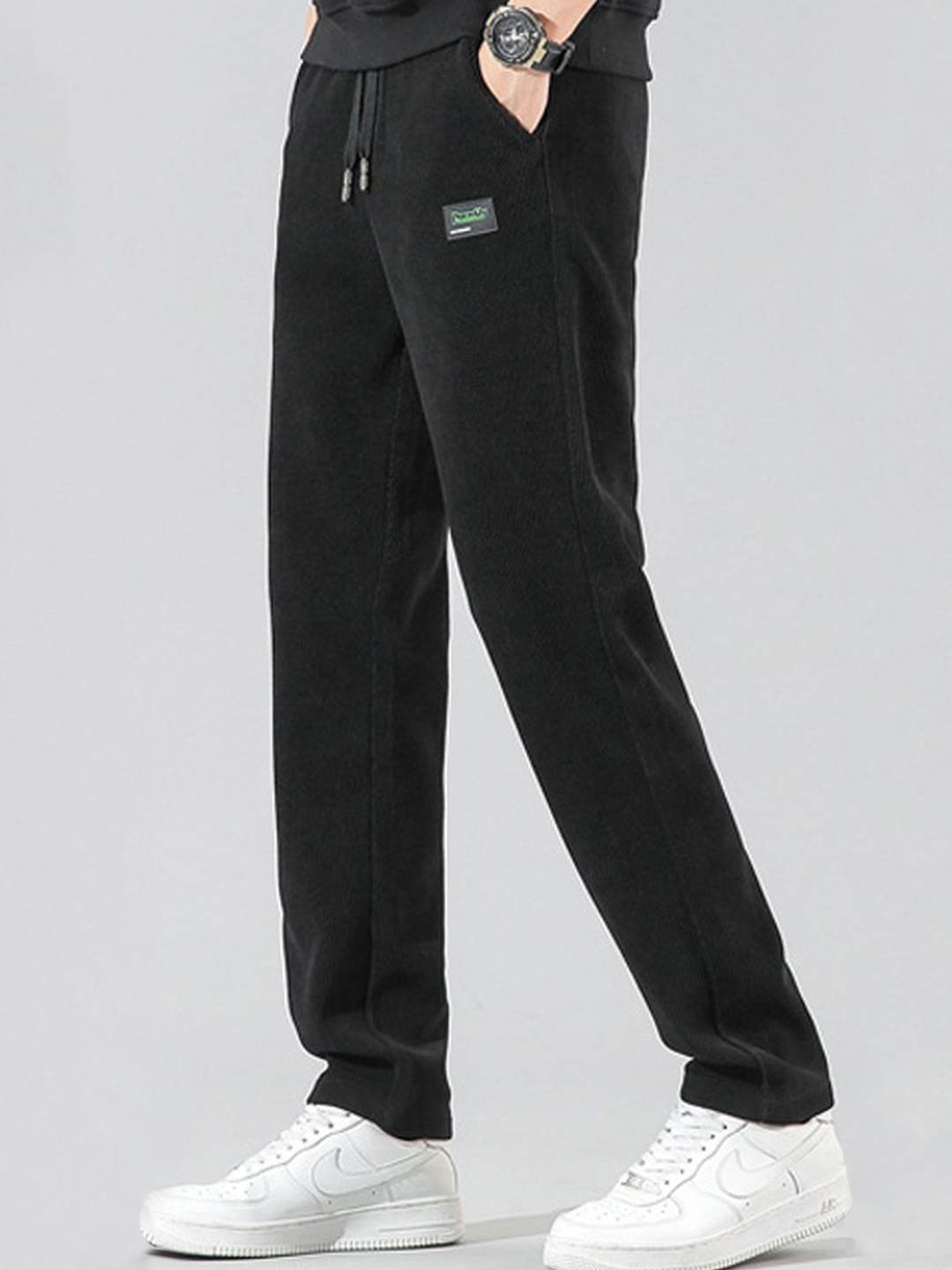 

StyleCast Men Slim Fit Regular Trousers, Black