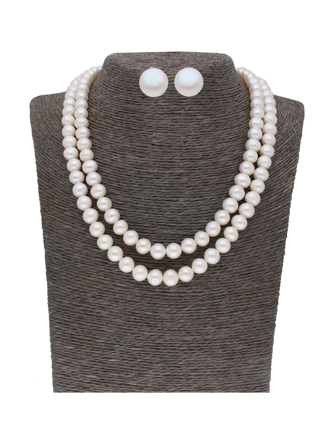 

Sri Jagdamba Pearls Dealer Gold-Plated Pearl Beaded Jewellery Set