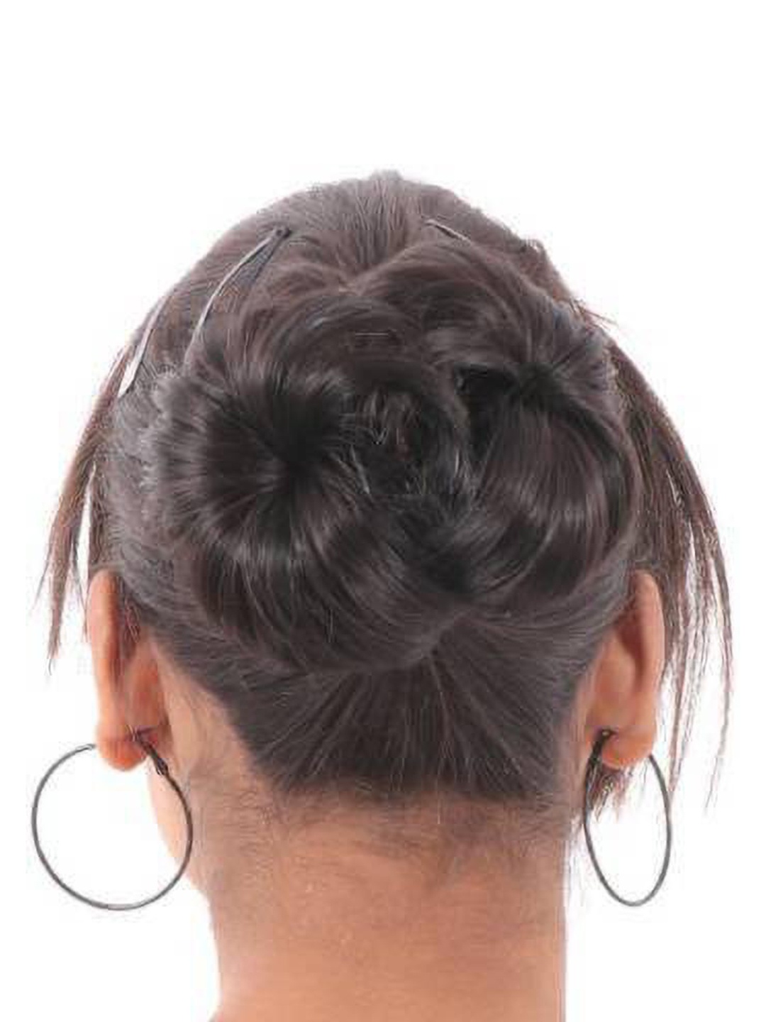 

CRIBE Clip-In Wavy Bun Hair Extension - Brown