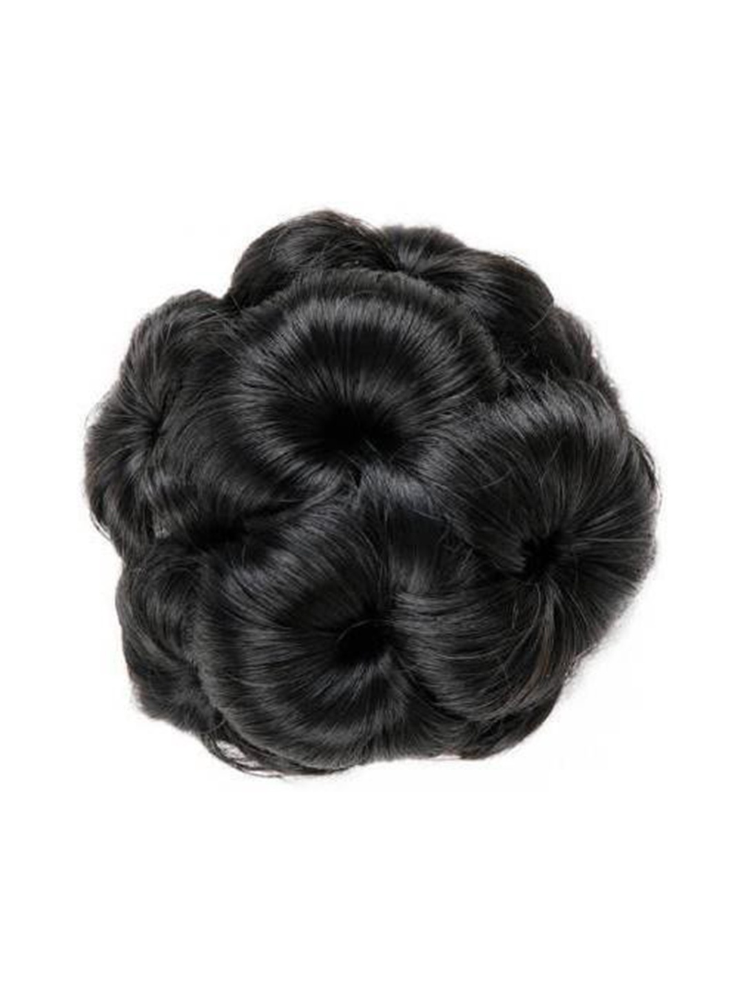 

CRIBE Clip-In Wavy Bun Hair Extension - Black