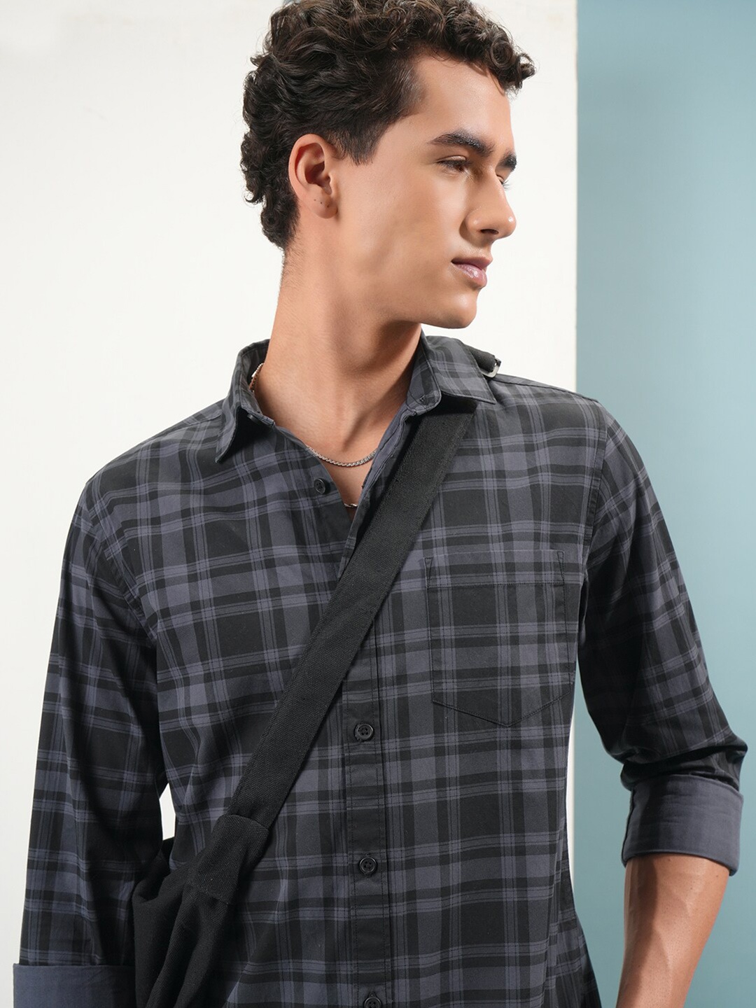 

HIGHLANDER Dusty Regular Fit Shirt, Blue