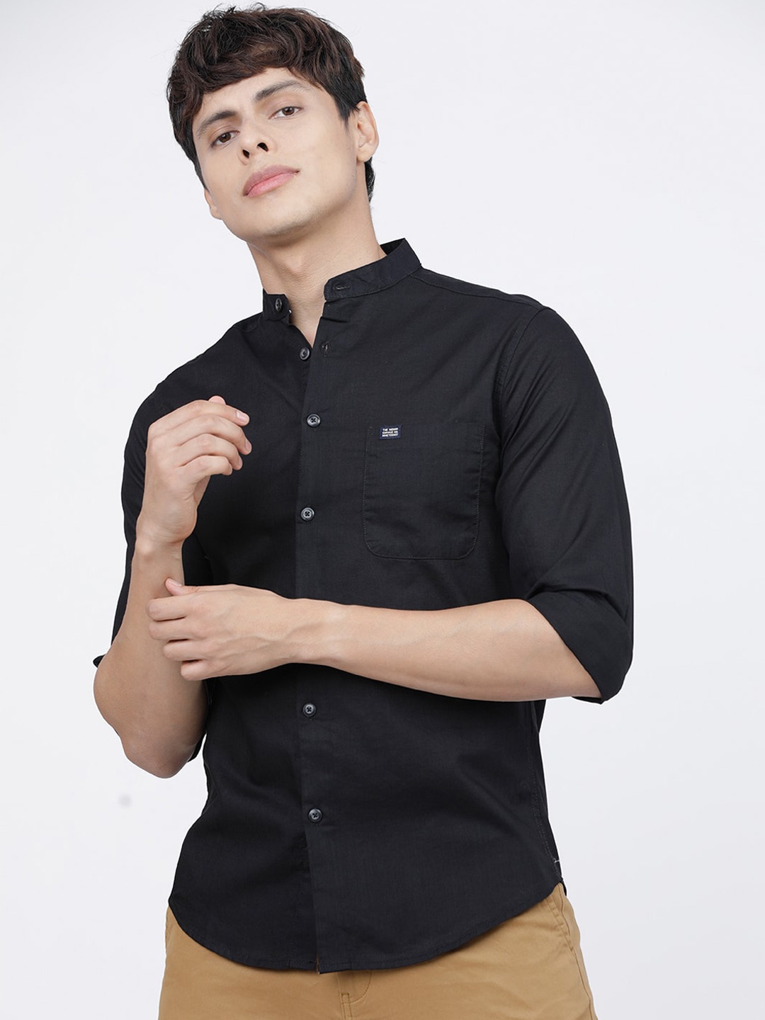 

The Indian Garage Co Men Black Casual Shirt