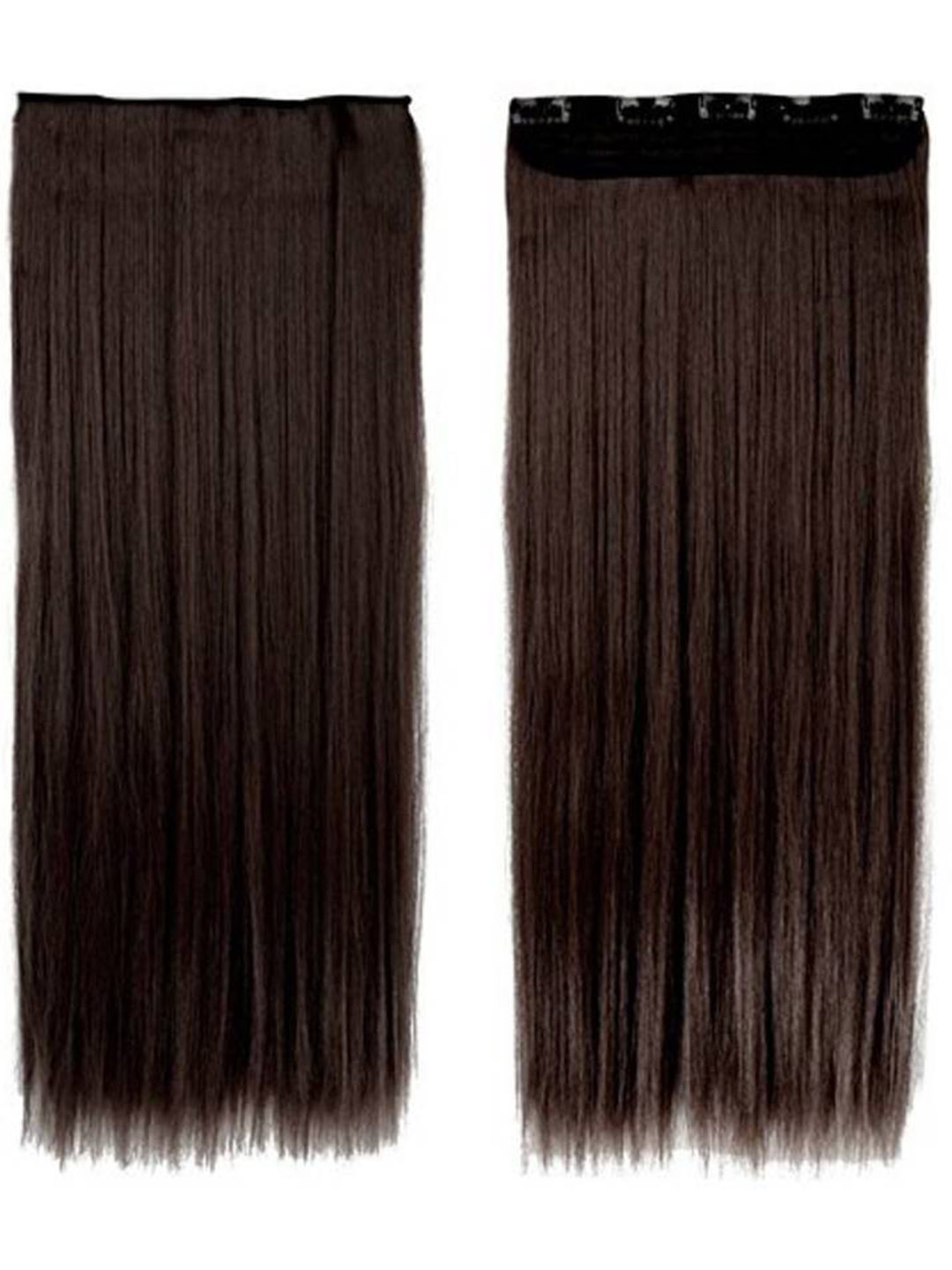 

CRIBE Clip In Straight Locks Hair Extension - Brown