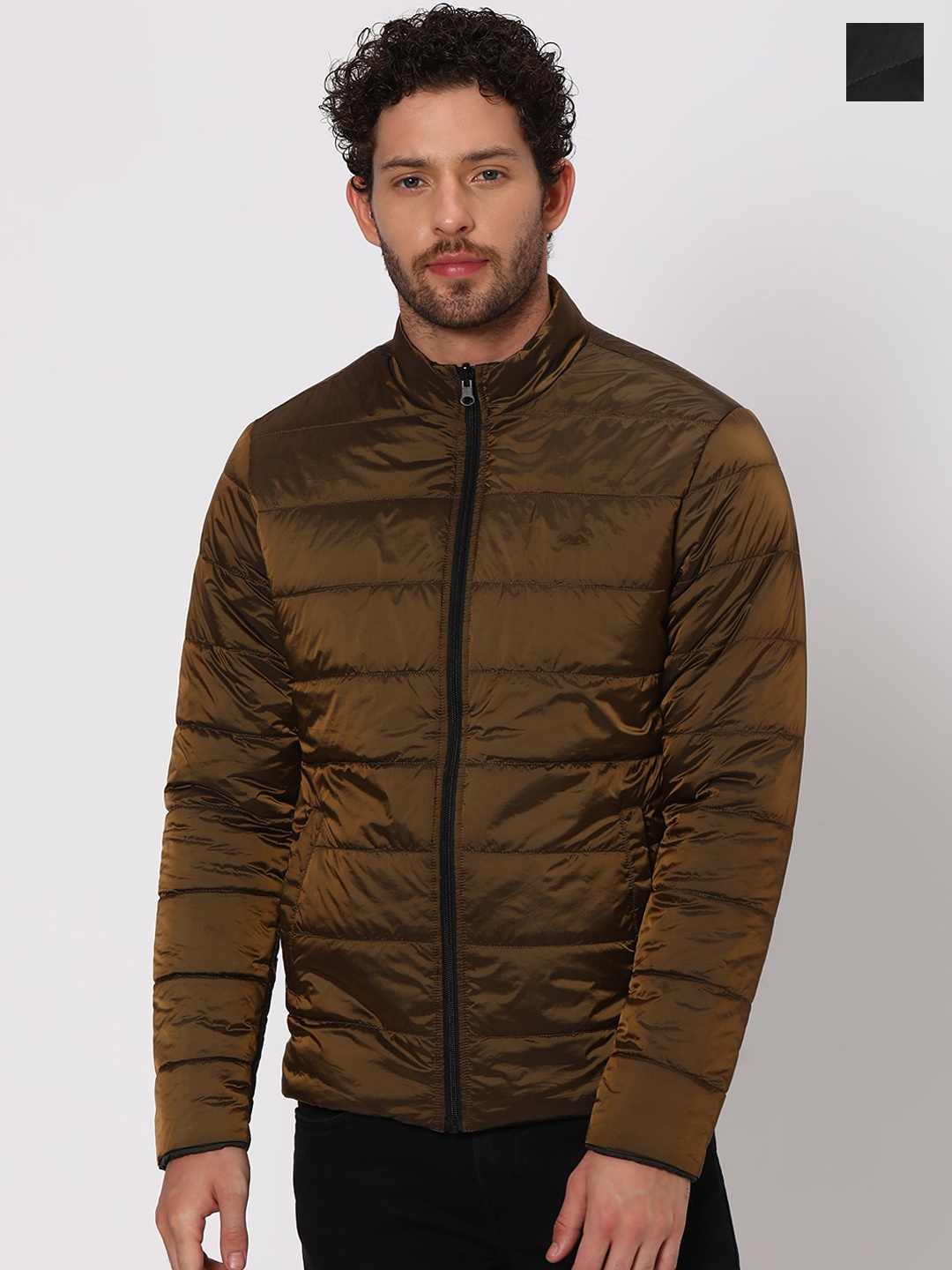 

Mufti Reversible Long Sleeves Puffer Jacket, Olive