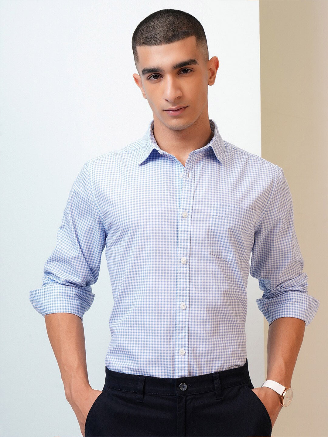 

HIGHLANDER Regular Fit Shirt, White
