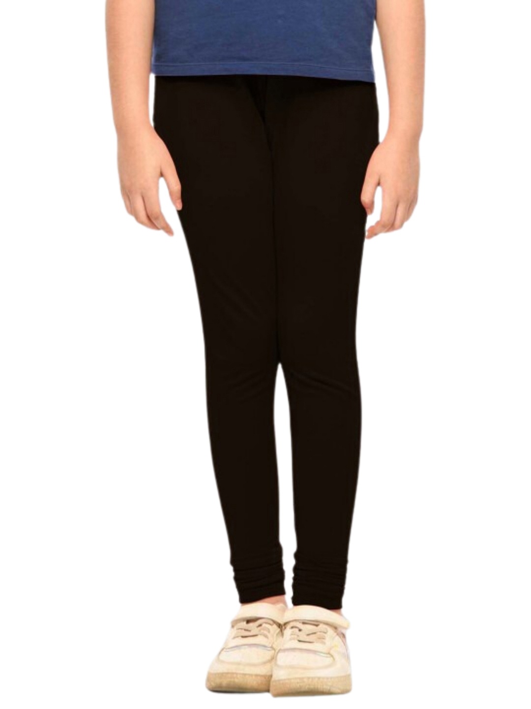 

Tik Tok WEARS Girls Pack Of 3 Churidar Length Leggings, Black