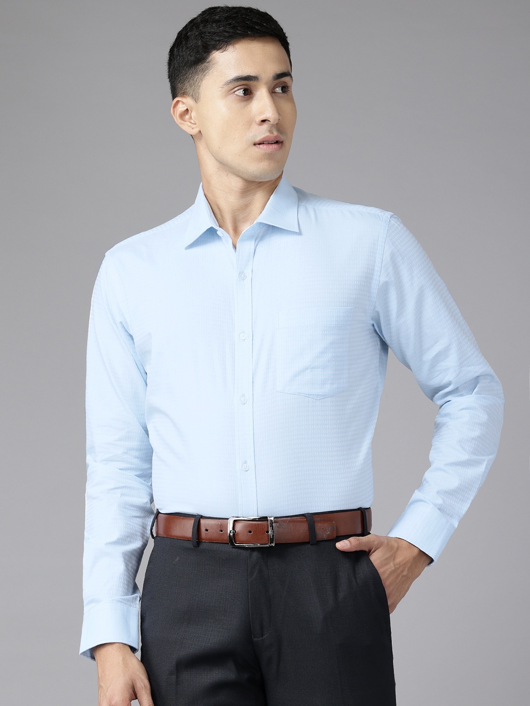 

Park Avenue Slim Fit Formal Shirt, Blue