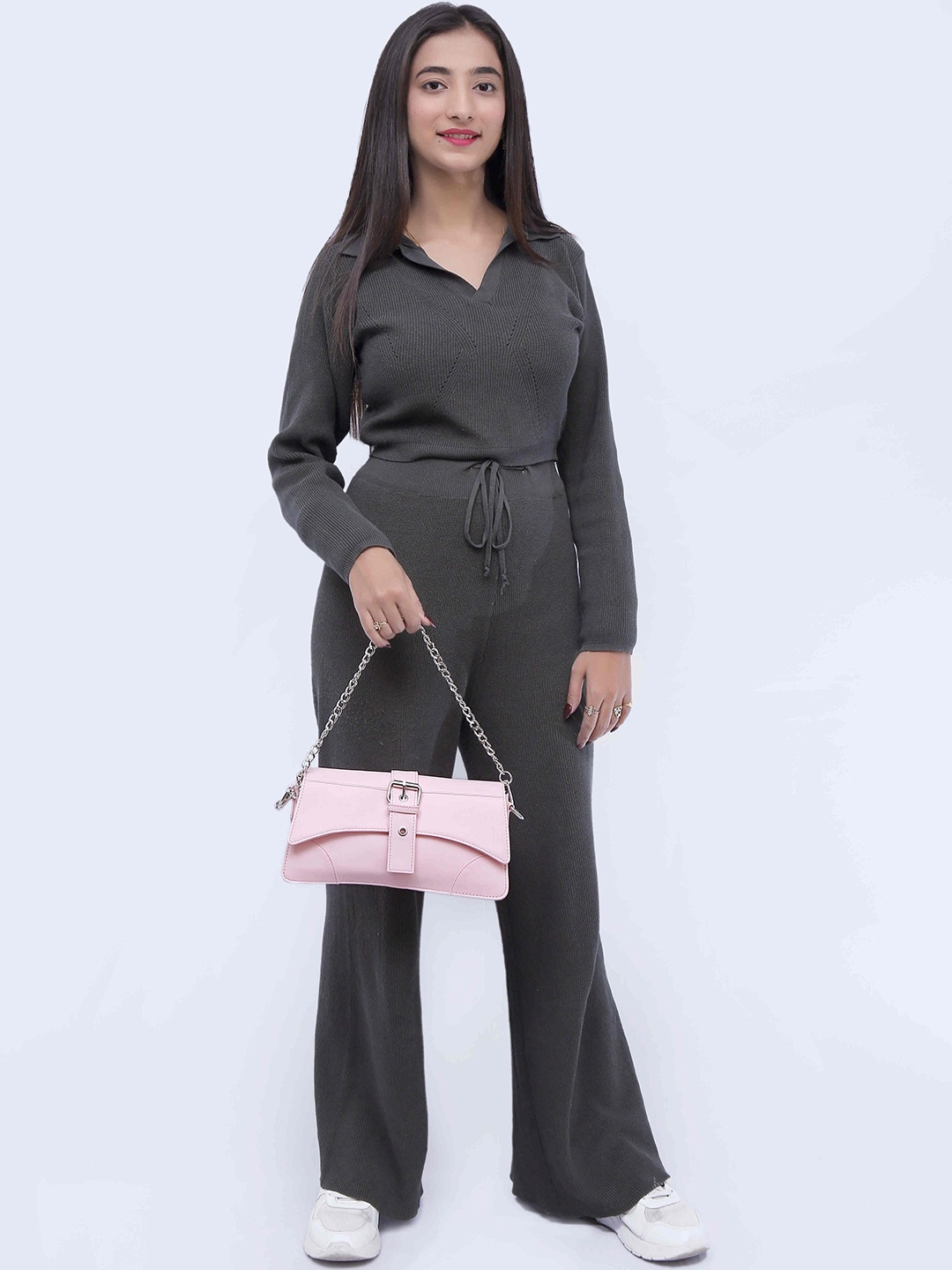 

Filauri Women Solid Structured Handheld Bag, Pink