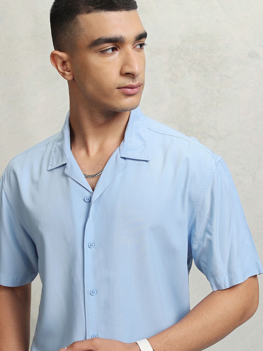 

HIGHLANDER Men Opaque Casual Shirt, Blue