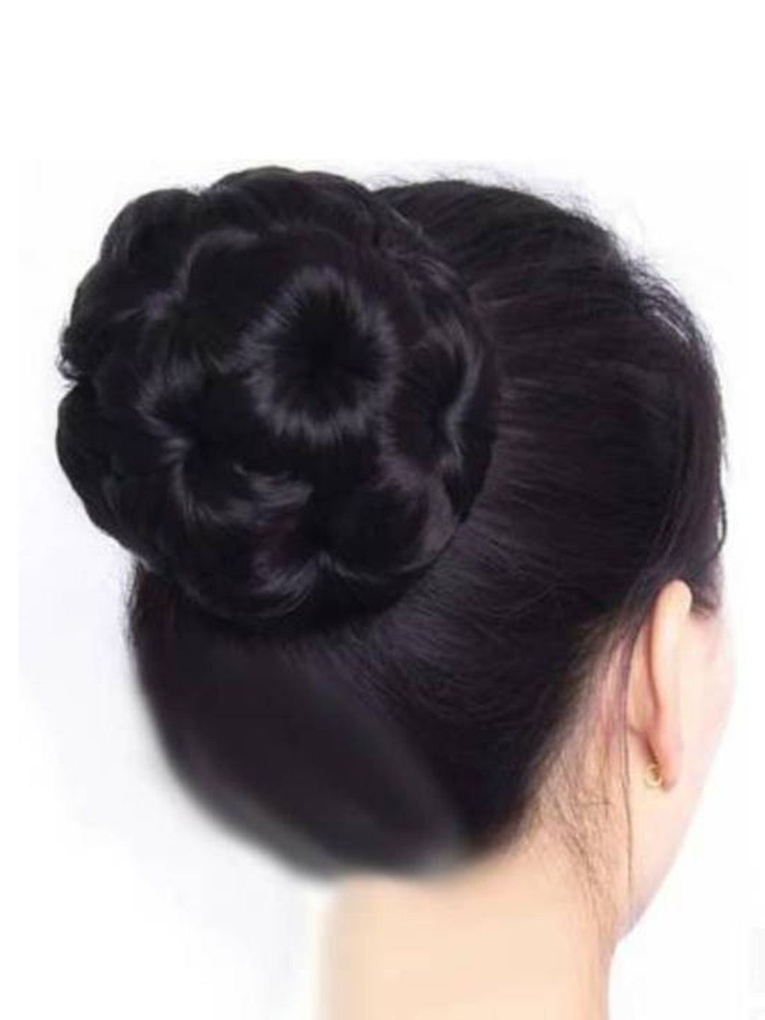 

CRIBE Halo Wavy Bun Hair Extension - Black