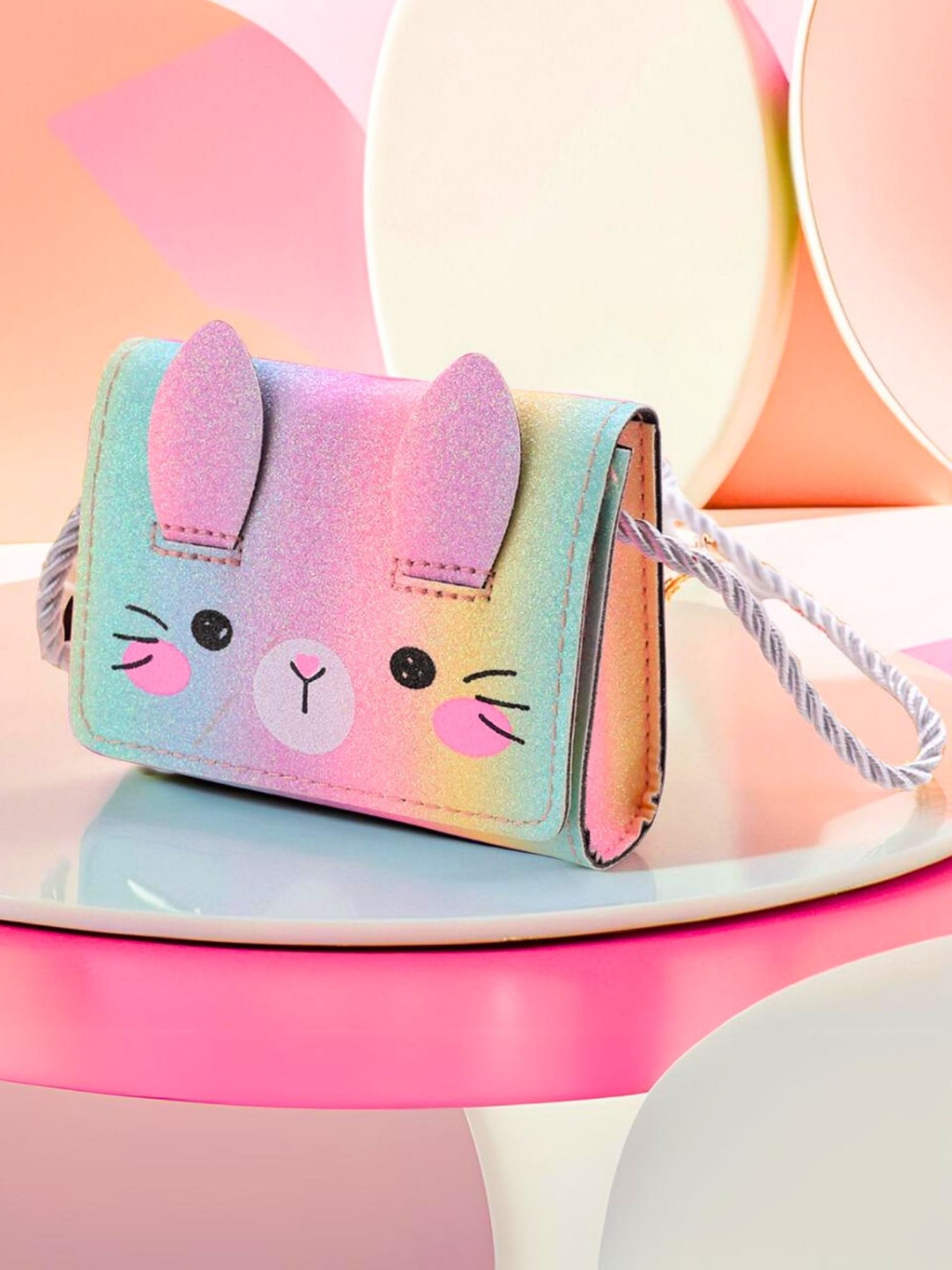 

Tinker Squad Kids Catty Cute Mini Coin & Accessories Pouch Holder, Pink