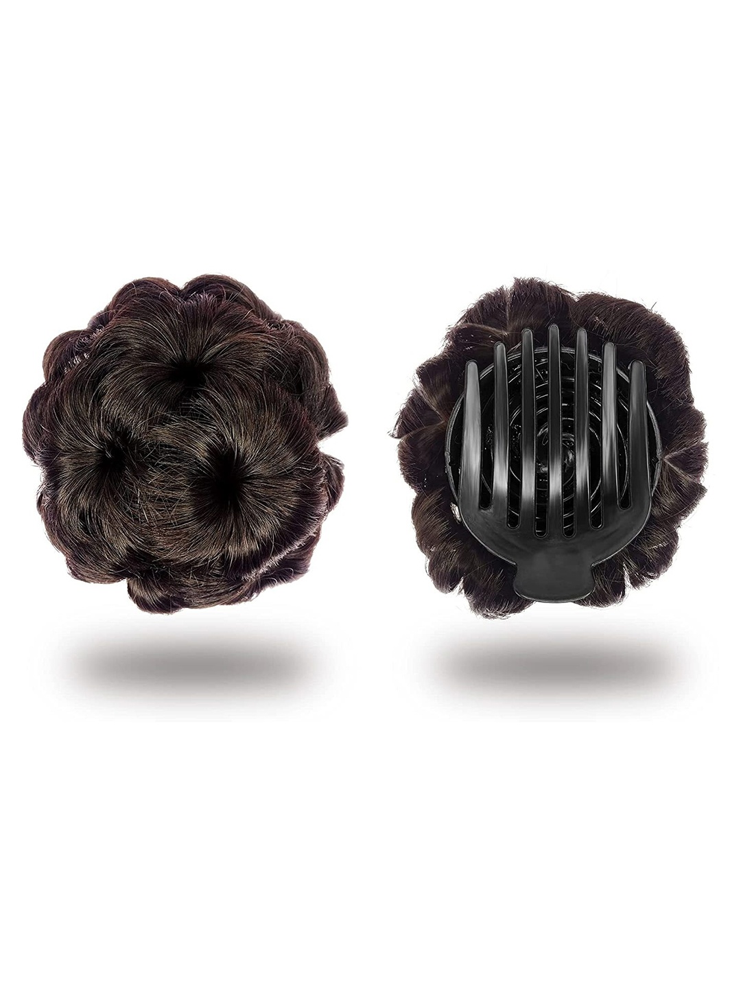 

CRIBE Clip-In Wavy Bun Hair Extension - Brown