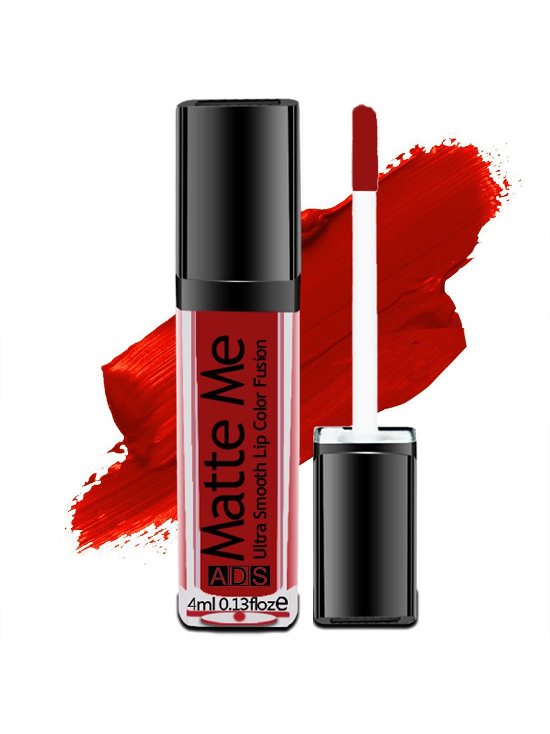 

A.D.S Matte Me Long Lasting Liquid Lipstick 4 ml - Ice Queen 04, Red
