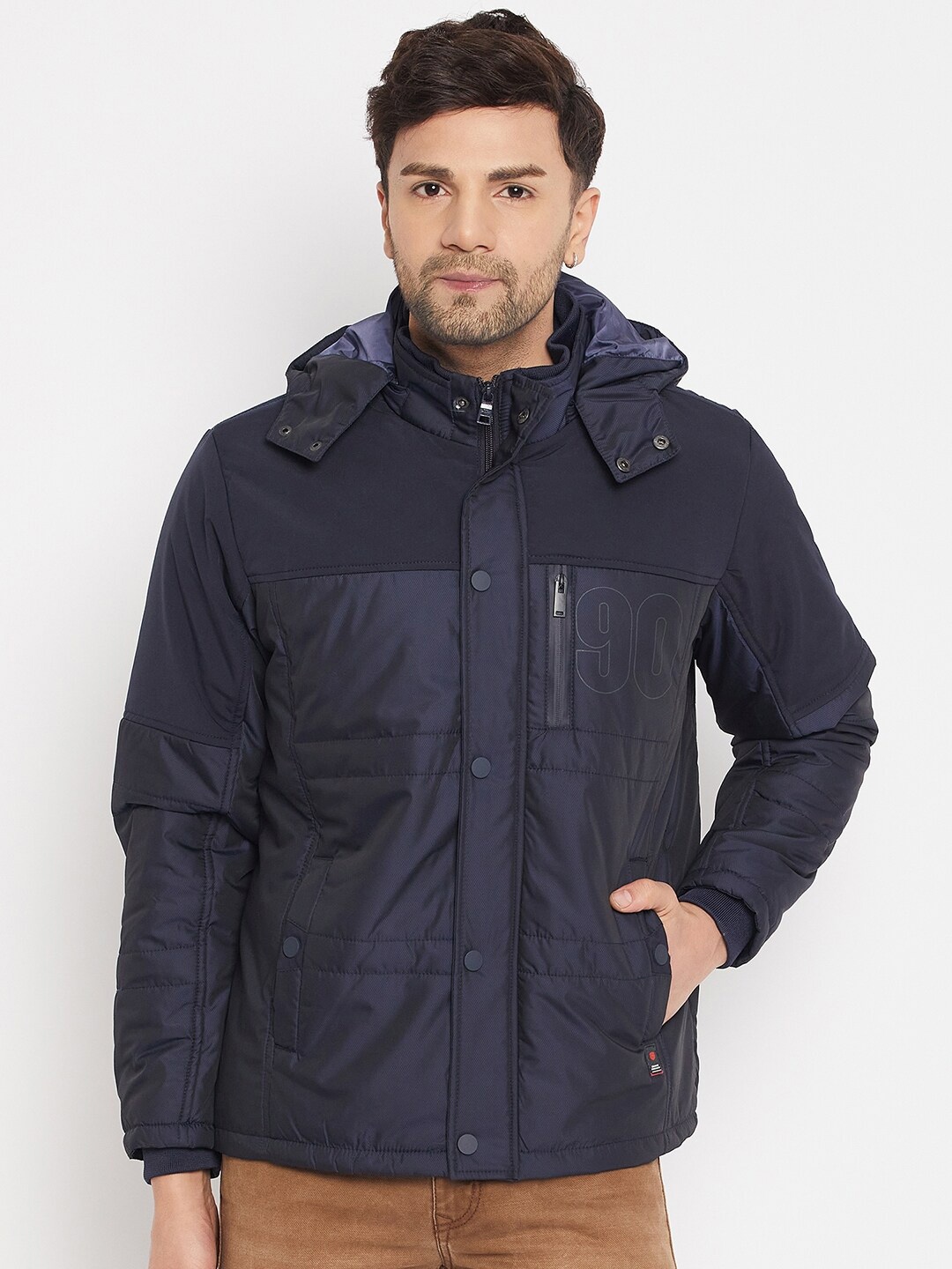 

Duke Long Sleeves Padded Jacket, Blue