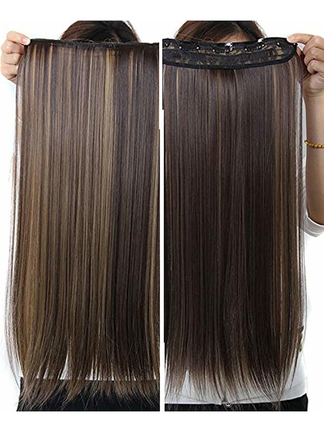 

CRIBE Clip-In Straight Locks Hair Extension - Black
