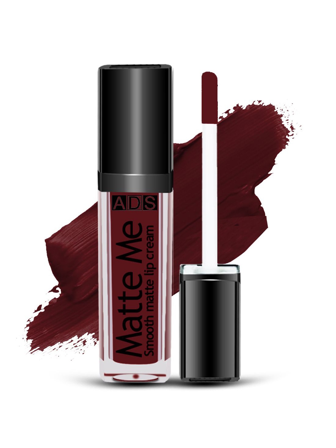 

A.D.S Matte Me Long Lasting Mini Liquid Lipstick 3 ml - Aubergine Queen 06, Maroon
