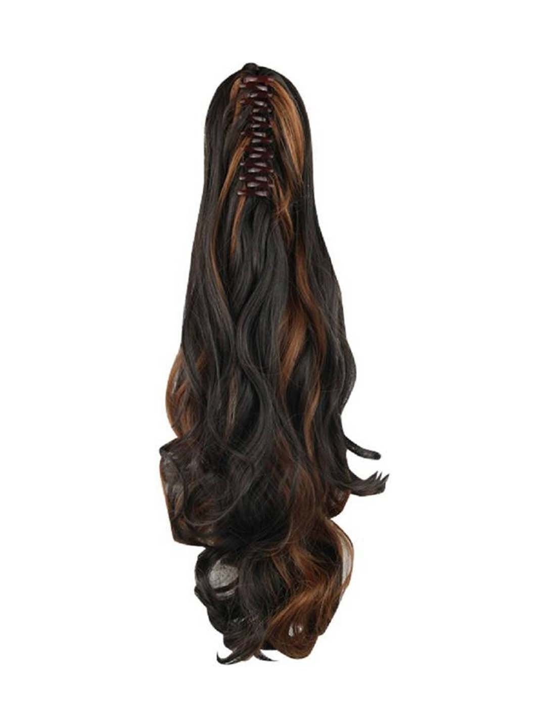 

CRIBE Clip-In Wavy Ponytail Hair Extension - Brown