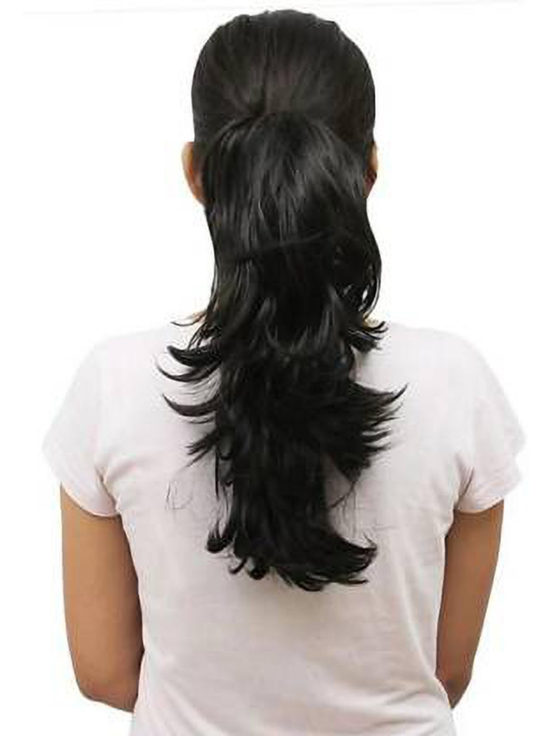 

CRIBE Halo Wavy Ponytail Hair Extension - Black