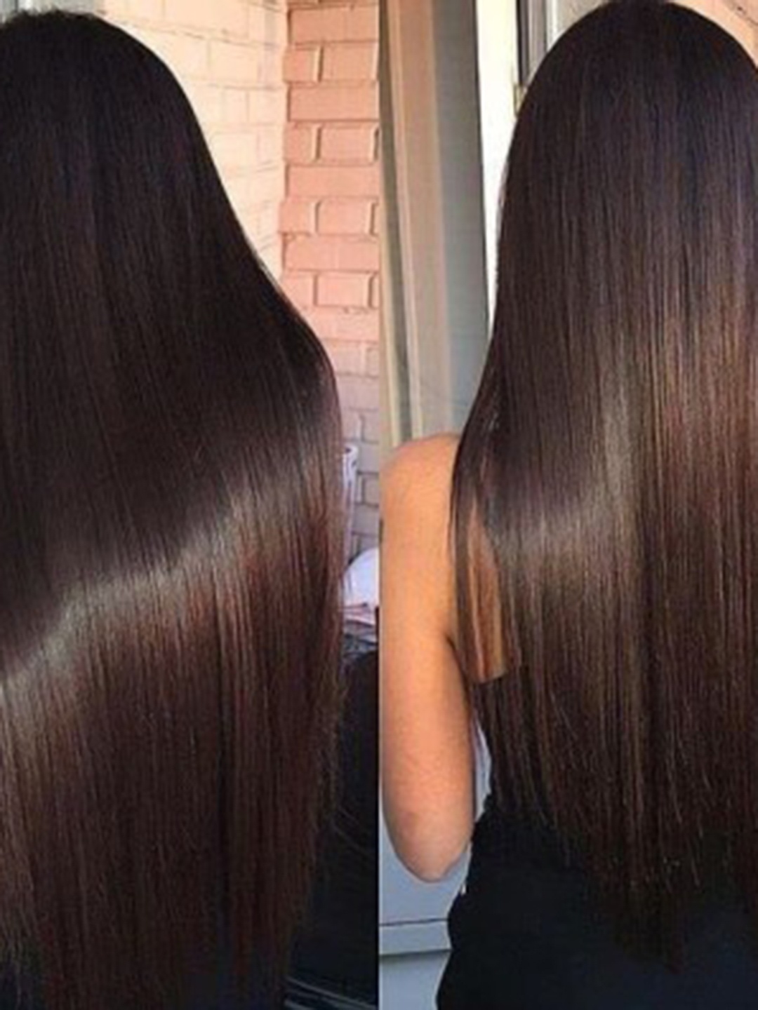 

CRIBE Clip-In Straight Locks Hair Extension - Brown