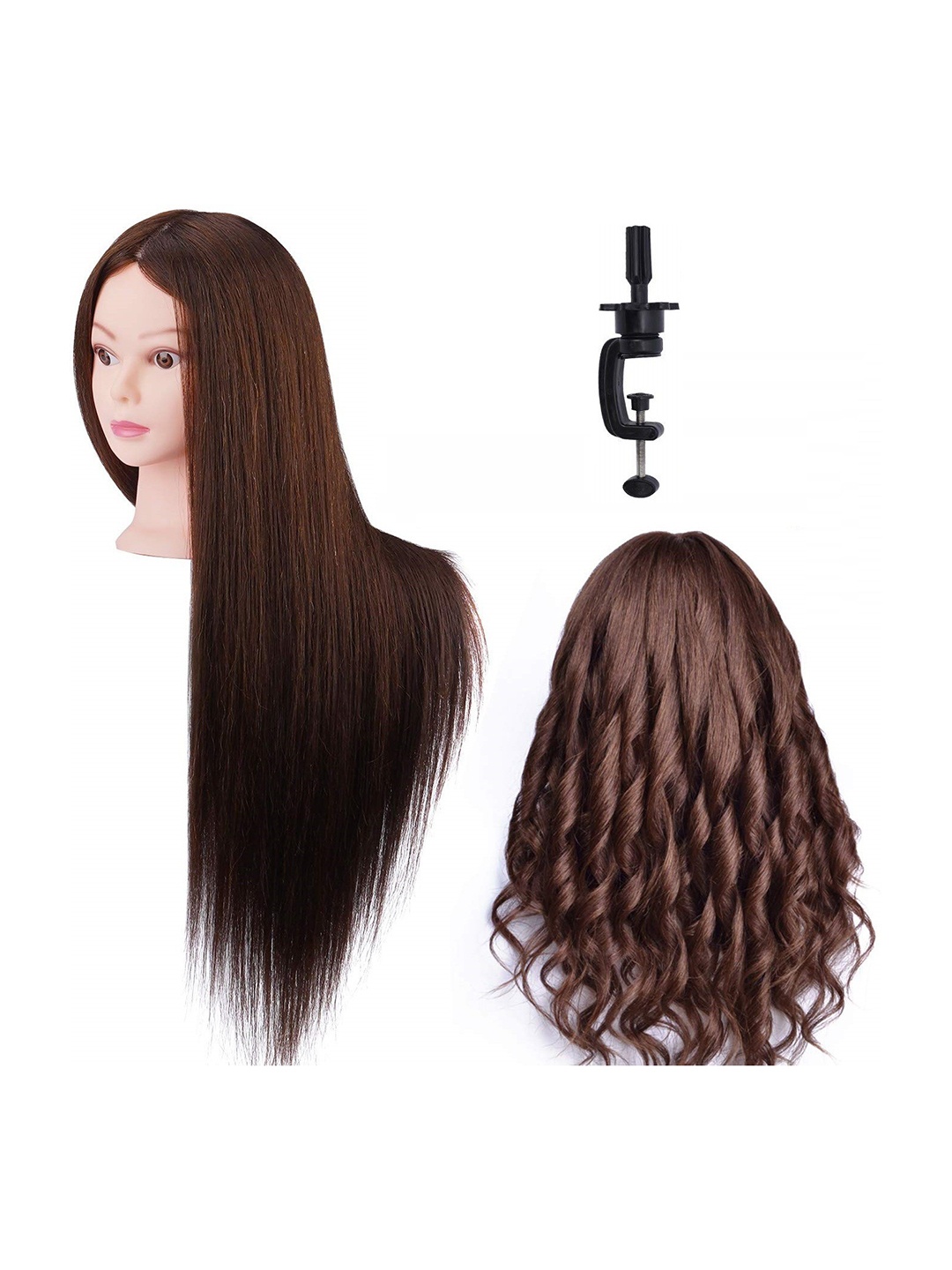 

CRIBE Halo Straight Scalp Topper Hair Extension - Brown