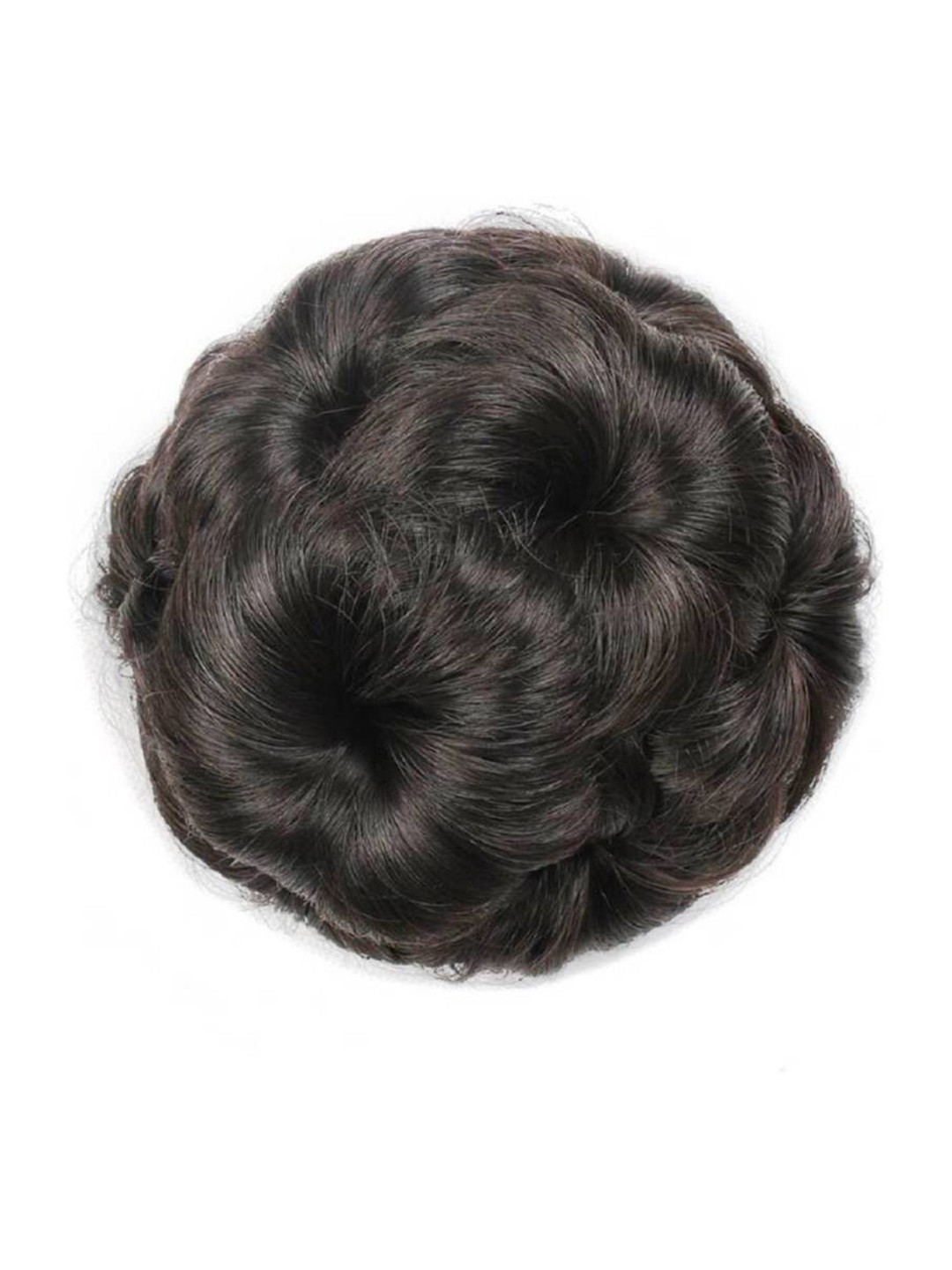 

CRIBE Clip-In Wavy Bun Hair Extension - Brown