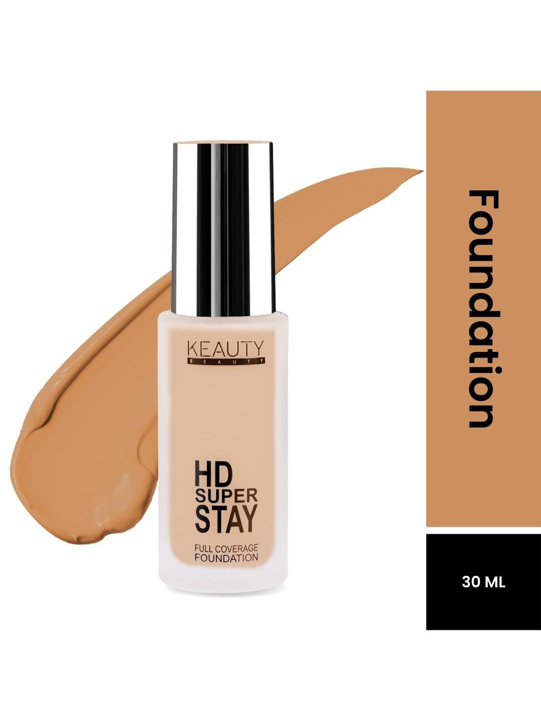

Keauty Beauty HD Super Stay Full Coverage Foundation- 30 ml- Shade- 10, Beige