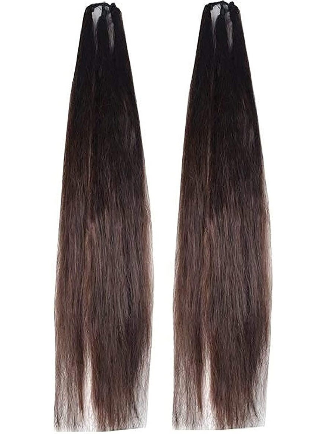 

CRIBE Set Of 2 Halo Straight Ponytail Hair Extension - Brown