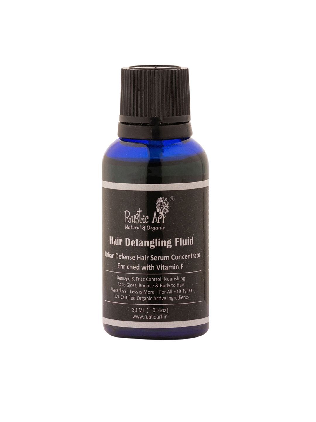 

Rustic Art Hair Detangling Fluid Serum With Vitamin F - 30 ml, Blue