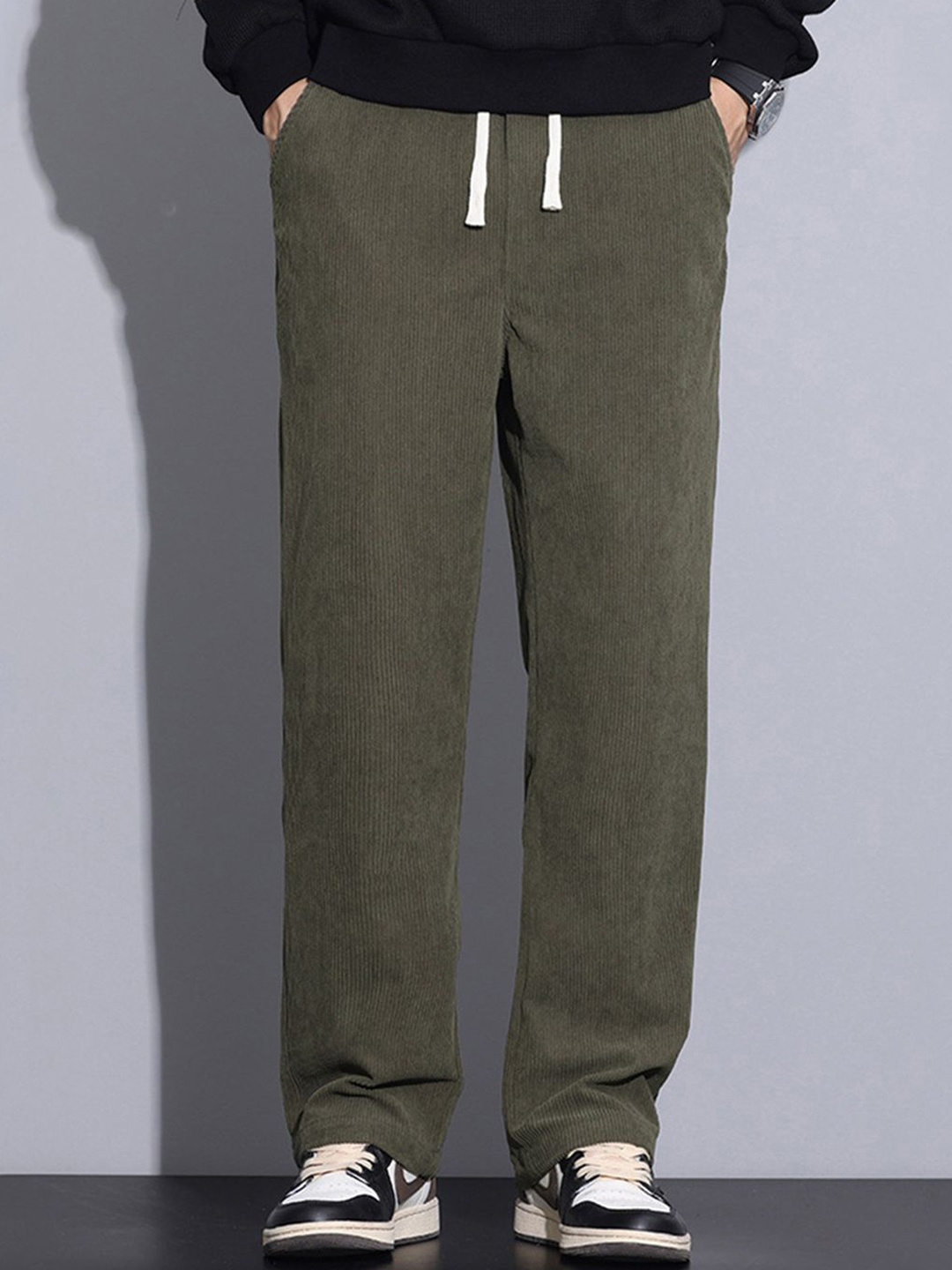 

StyleCast Men Regular Fit Regular Trousers, Green