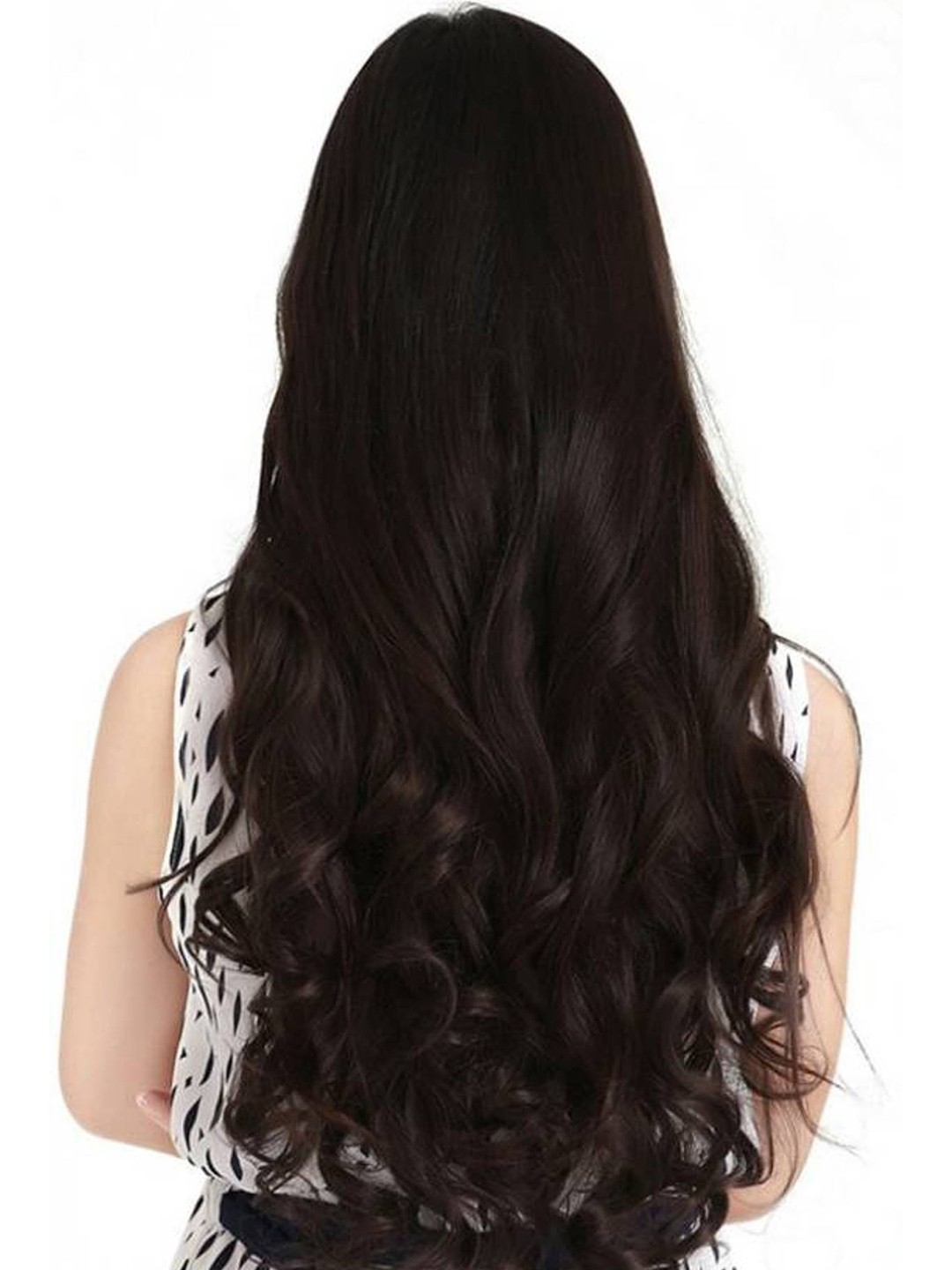 

CRIBE Clip In Wavy Locks Hair Extension - Brown