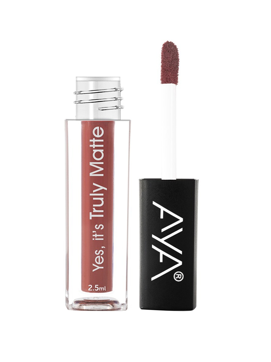 

AYA Yes Its Truly Matte Smudge-Proof Liquid Lipstick - 2.5ml - Nut Meg 10, Nude
