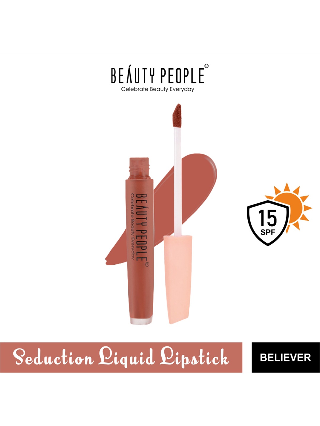 

Beauty People Seduction Liquid Lipstick - 3.5 ml - Believer Nude, Peach