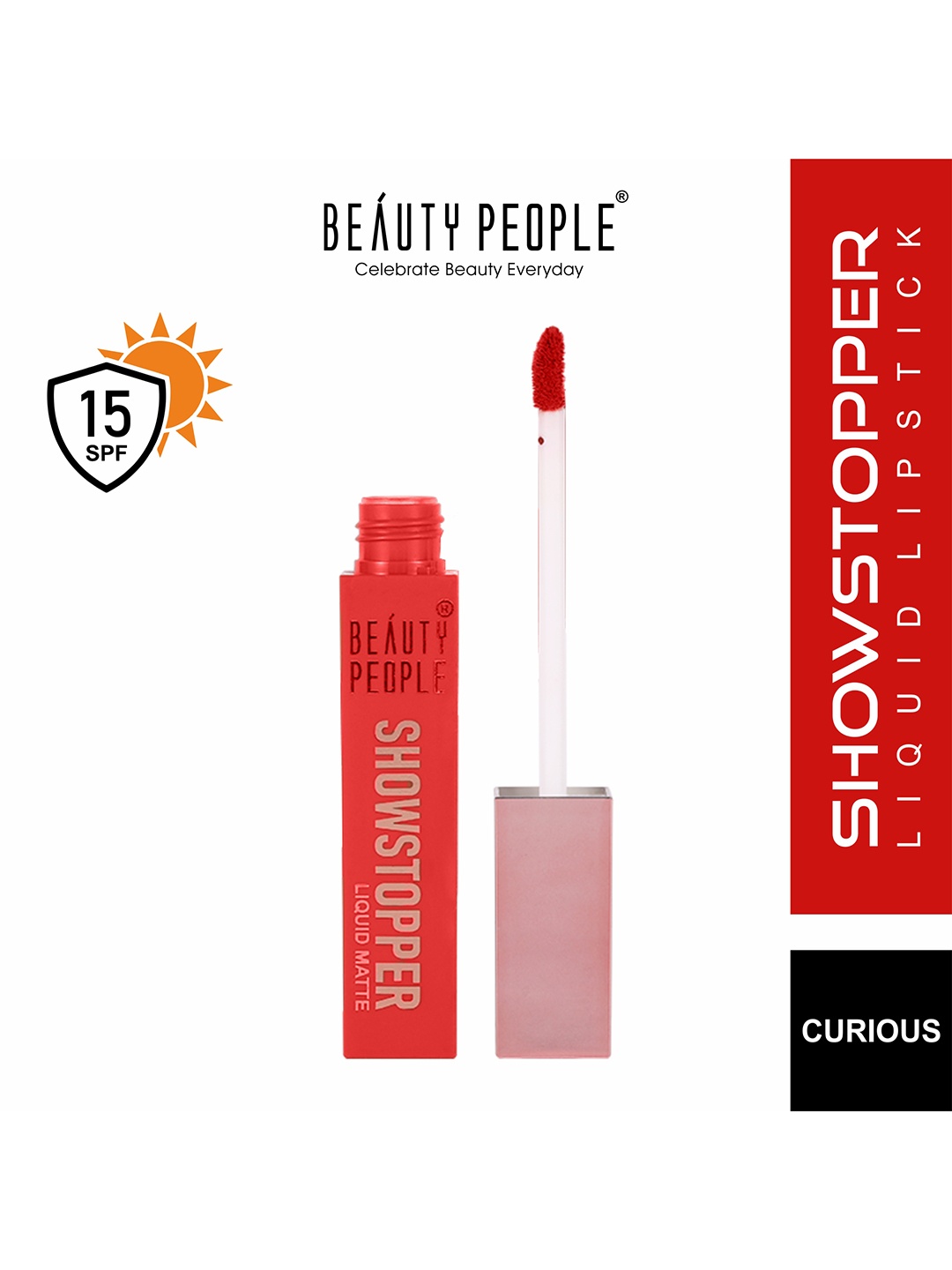 

Beauty People Show Stopper Liquid Lip Colour Famous - 4ml - Curious 15, Red