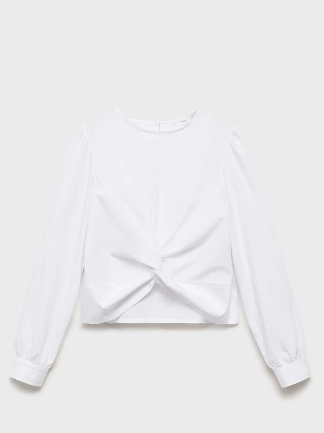 

Mango Kids Girls Twisted Pure Cotton Top, White