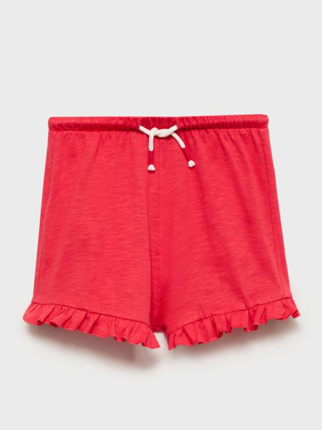 

Mango Kids Girls Ruffled Pure Cotton Shorts, Pink
