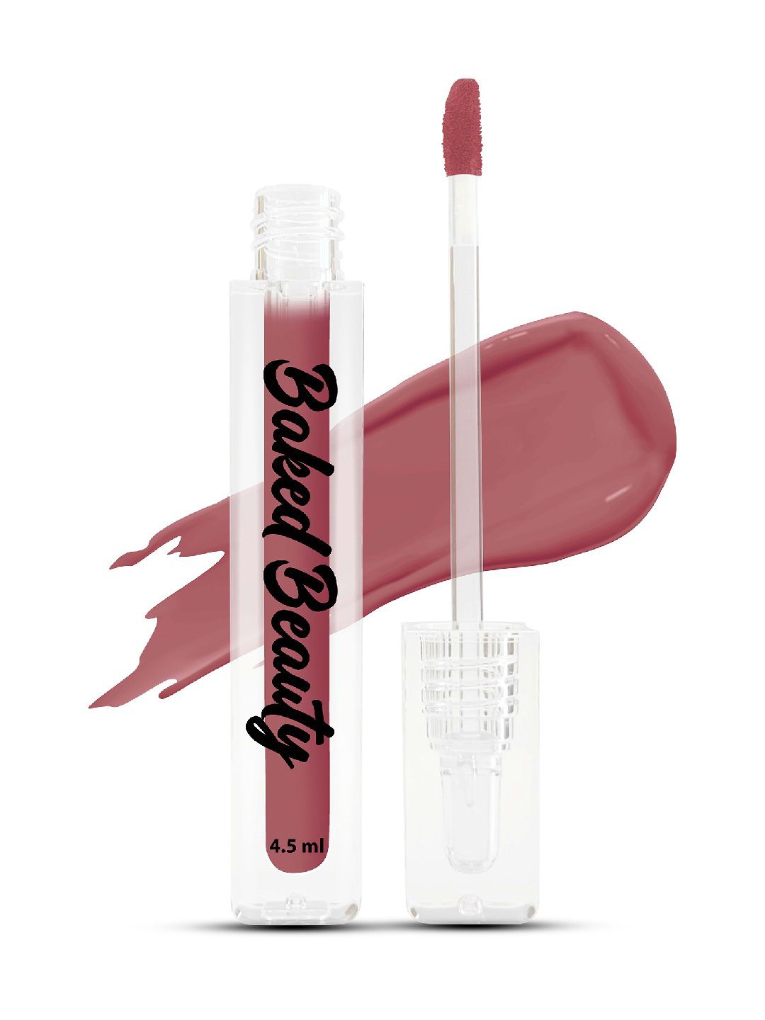 

Baked Beauty Super Matte Formula Liquid Lipstick With Jojoba Oil - 4.5ml-Kiss My Face, Pink