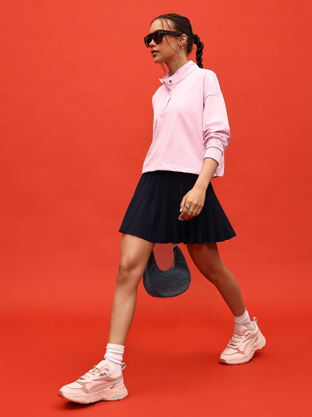 

DressBerry Cute Femme Relaxed Sweatshirt, Pink