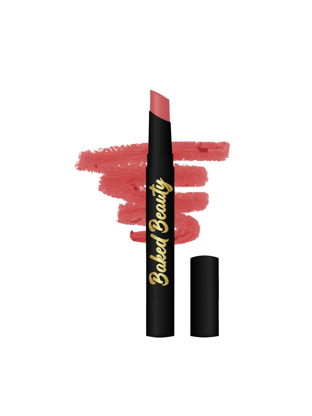 

Baked Beauty My Crayon Lip Crayon Lipstick With Vitamin E - Mocha Talk MO-03, Pink