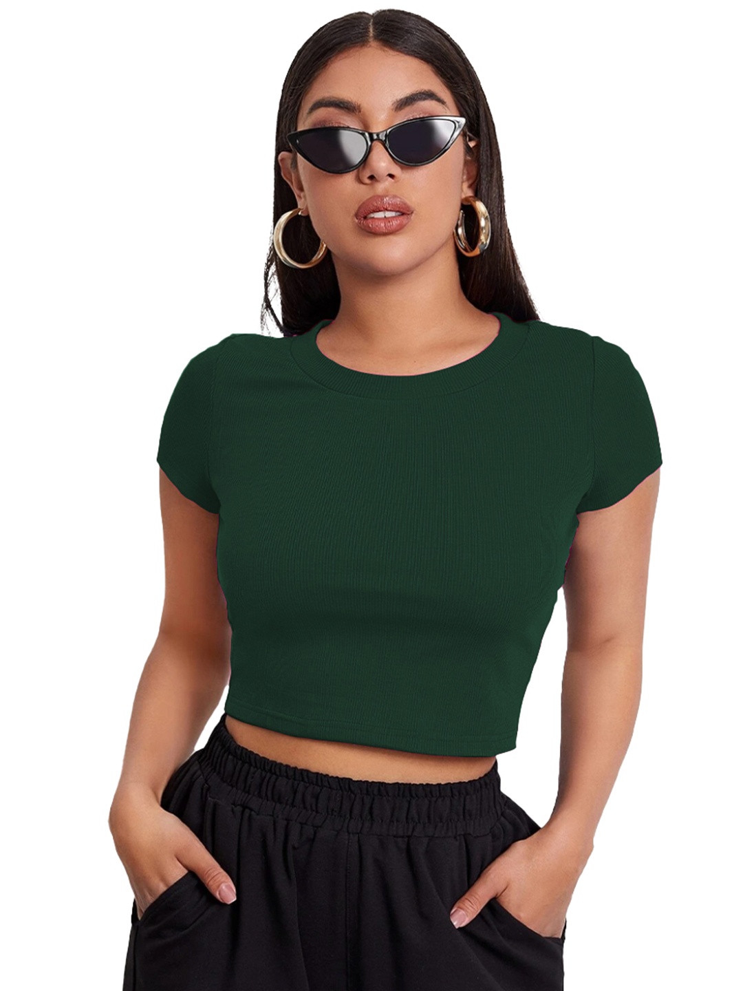 

BAESD Crop Top, Green
