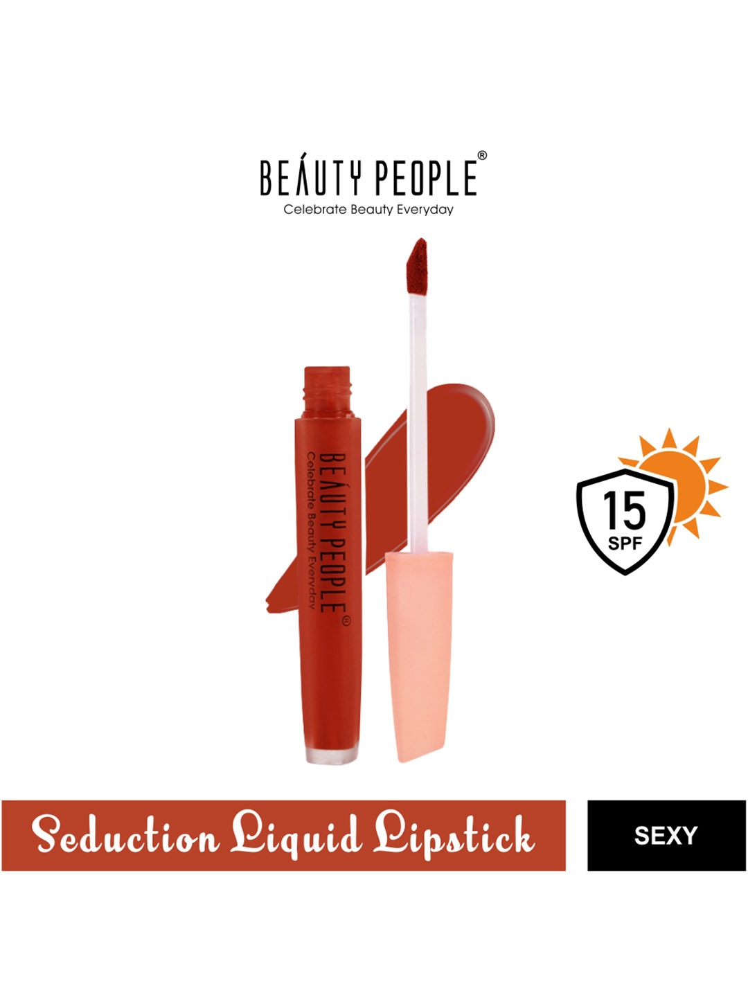 

Beauty People Seduction Matte Liquid Lipstick - 4ml - Sexy Red, Orange