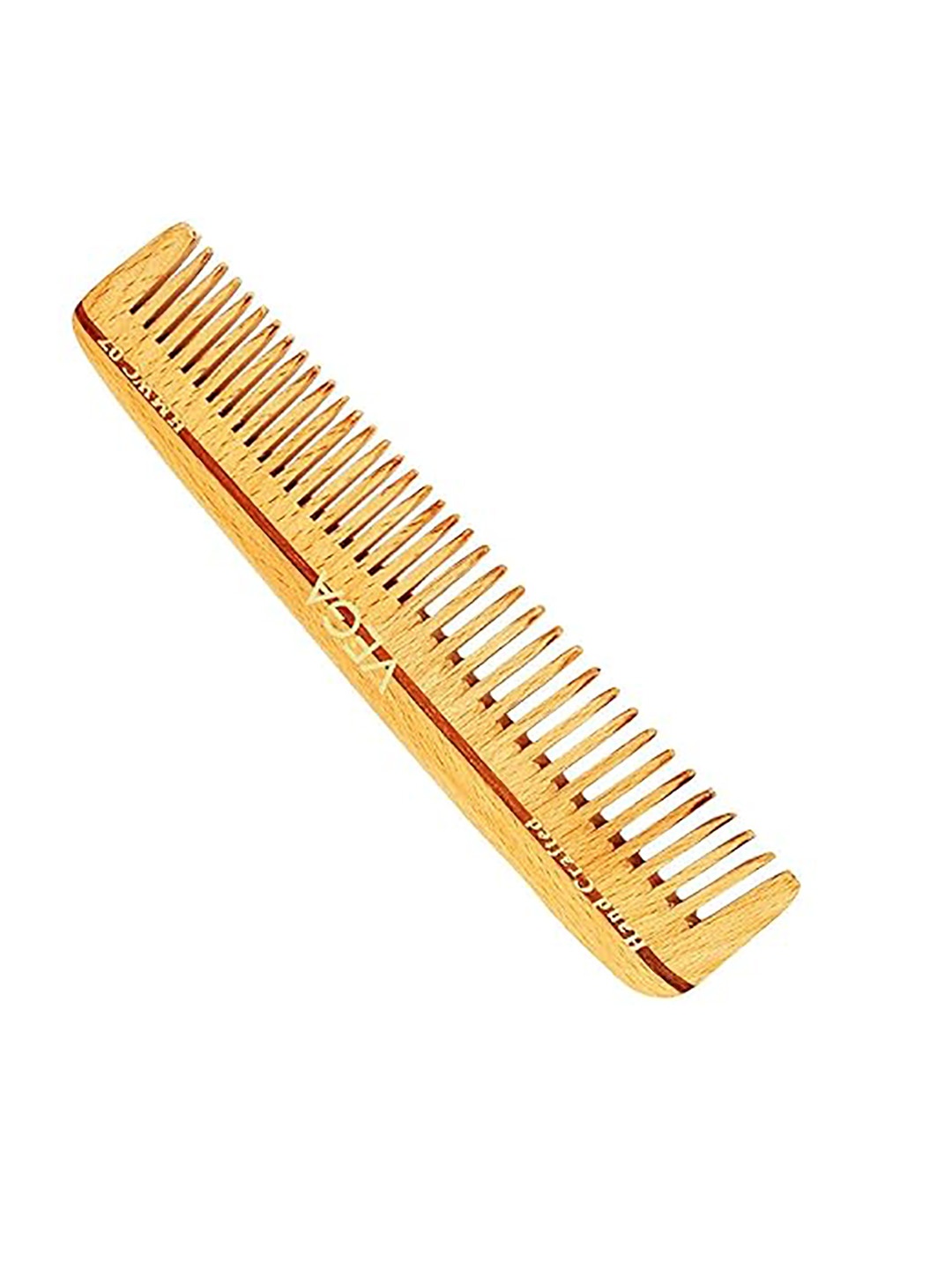 

VEGA Handmade Wooden Pocket Hair Comb - HMWC-07, Brown