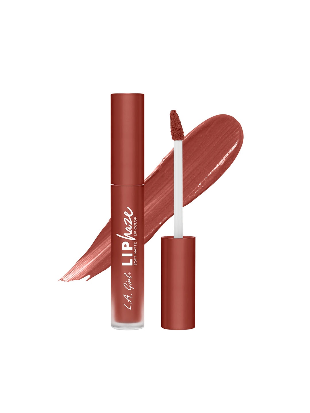 

L.A. Girl Girl Lip Haze Blurring Soft Matte Lipstick - 3.3 ml - Taken, Brown