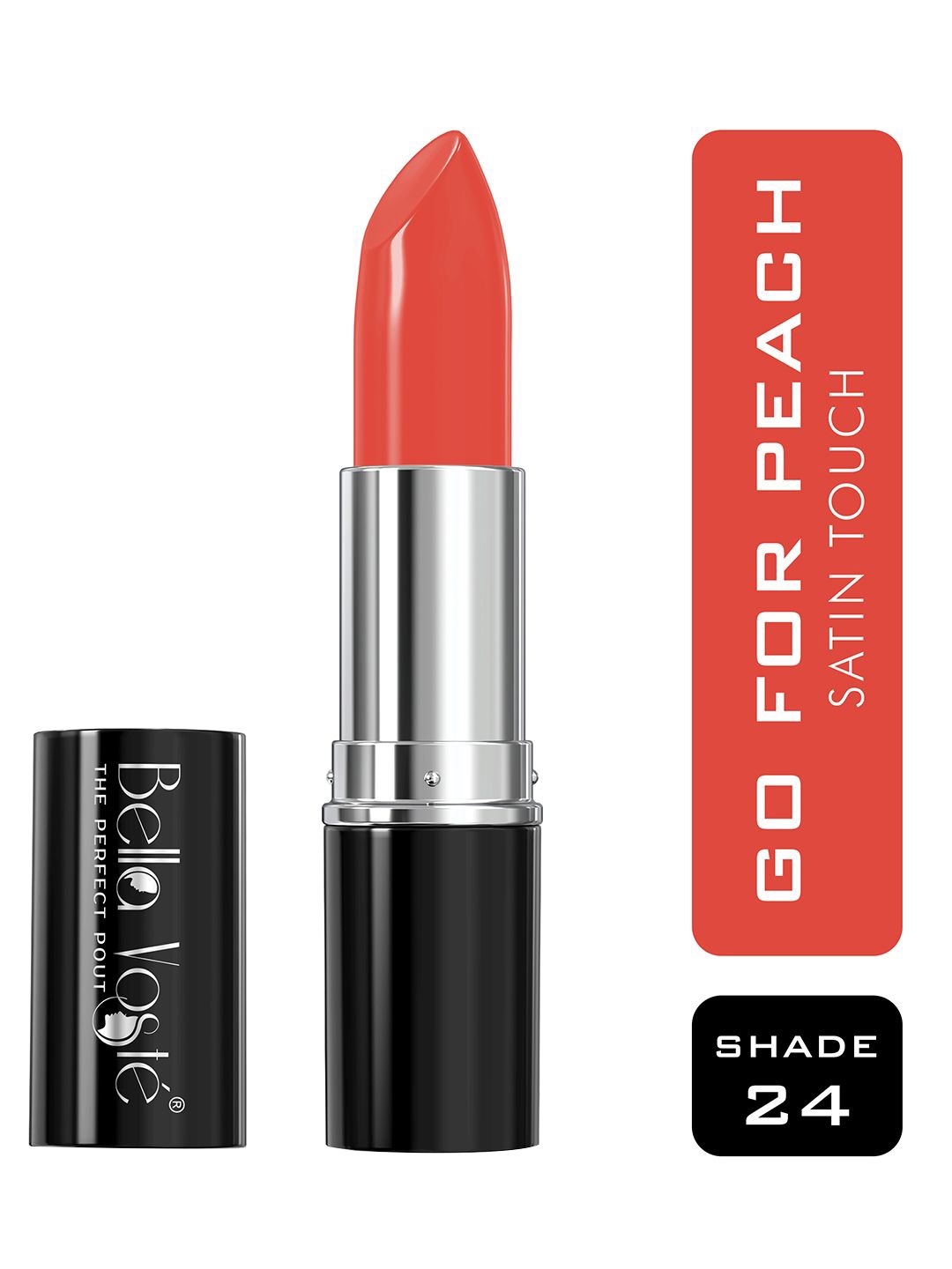 

Bella Voste The Perfect Pout Long Lasting Satin Touch Lipstick 4.2g - Go For Peach 24