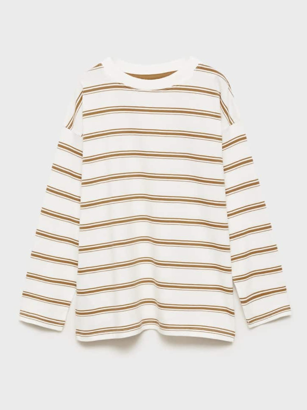 

Mango Kids Boys Cotton Striped T-shirt, White