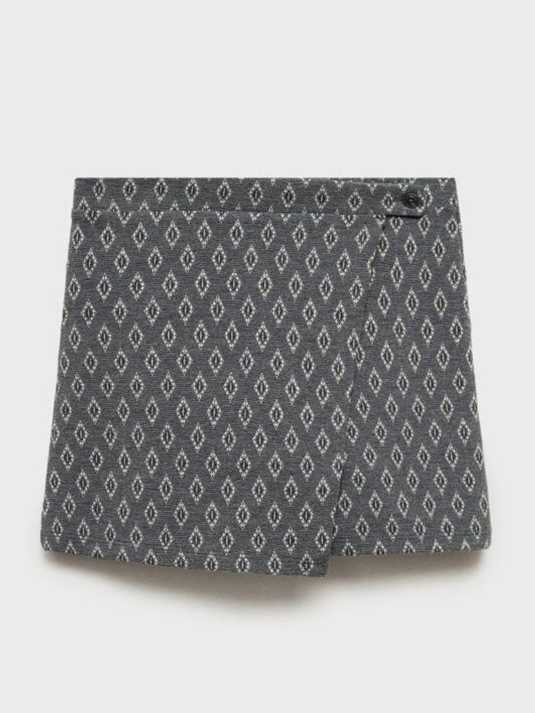 

Mango Kids Girls Geometric Print Skorts, Grey