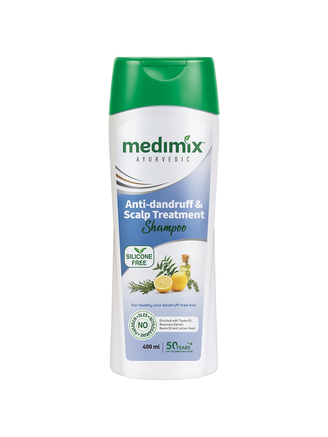 

medimix AYURVEDIC Anti-Dandruff & Scalp Treatment Shampoo - 400ml, White