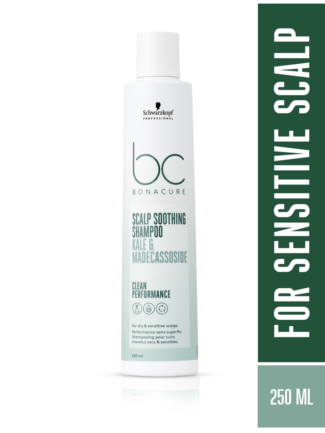 

Schwarzkopf PROFESSIONAL Bonacure Scalp Soothing Shampoo For Dry & Sensitive Scalp - 250ml, White