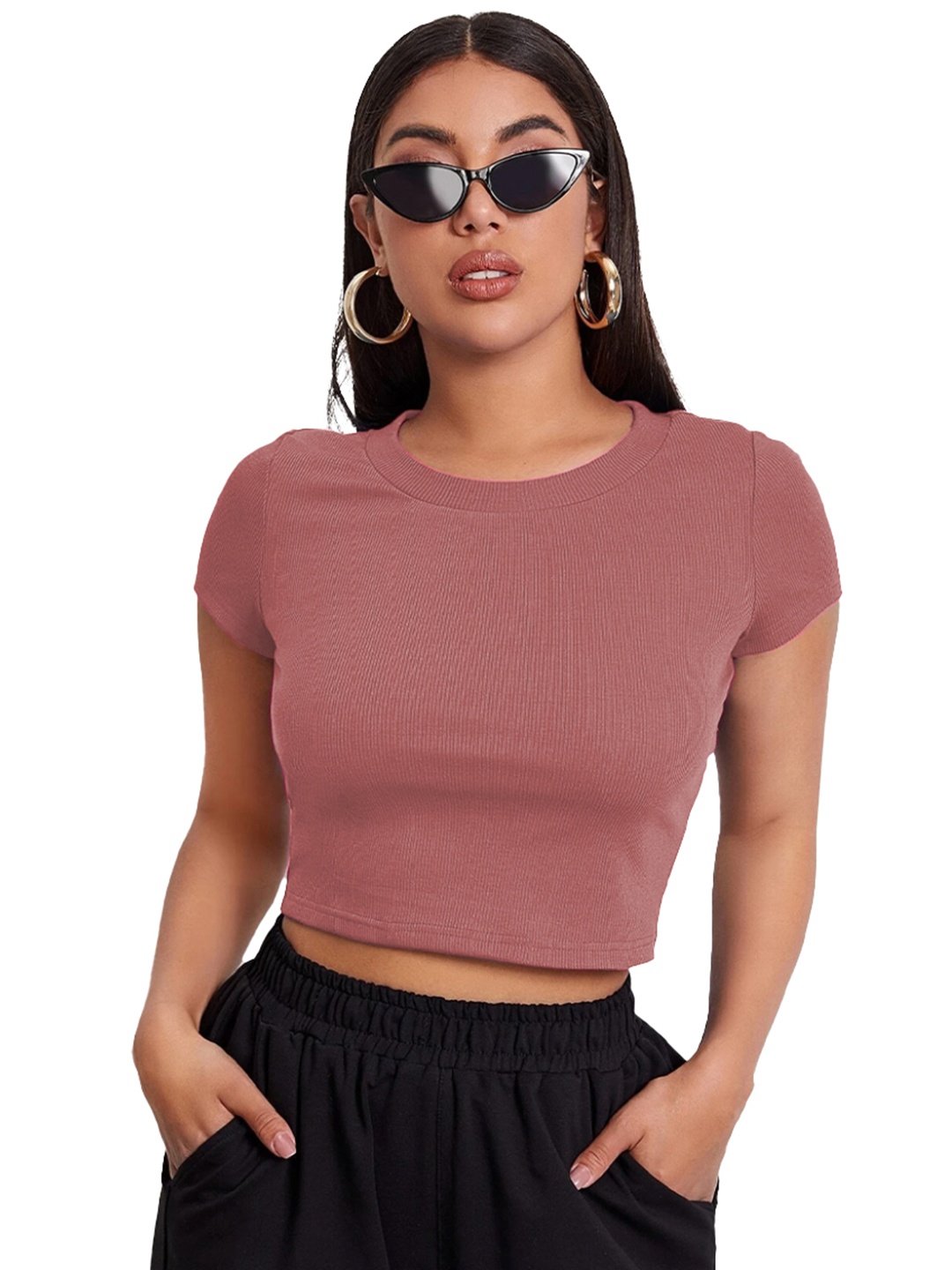 

BAESD Crop Top, Pink