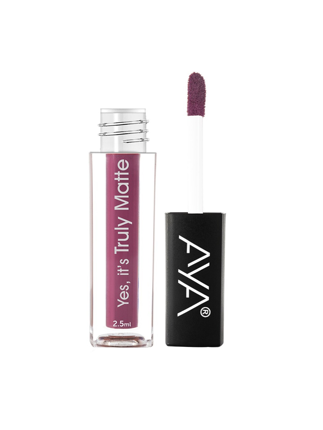 

AYA Yes Its Truly Matte Smudge-Proof Liquid Lipstick - 2.5ml - Forbidden Fueshia 05, Fuchsia