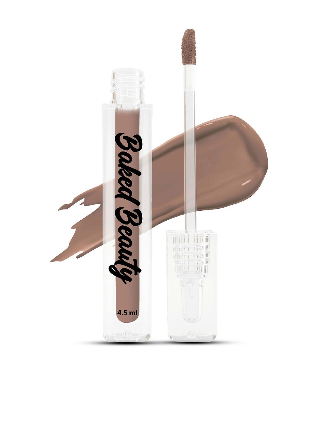 

Baked Beauty Super Matte Formula Liquid Lipstick With Jojoba Oil - 4.5ml-Nude Frame